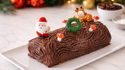 Recette Buche Roulée Chocolat De Noel