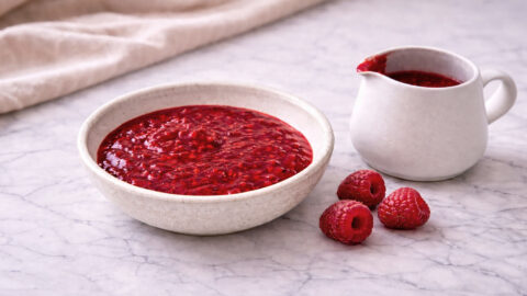 Recette Coulis Framboise