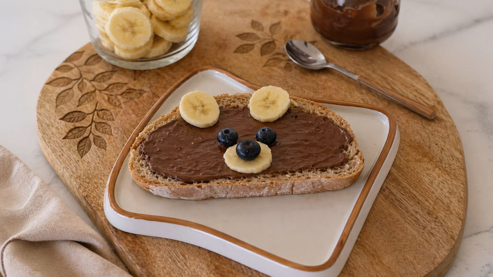 Recette Tartine Ourson Express