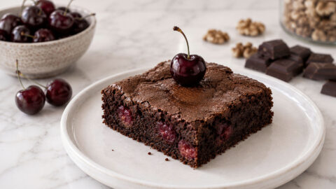 Recette Brownie Aux Cerises Ultra Fondant