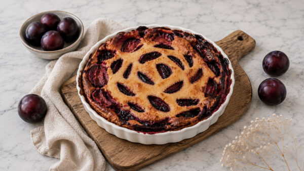 Recette Clafoutis Aux Prunes Rouges