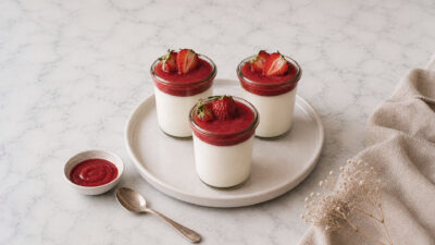 Recette Panna Cottas Aux Fraises