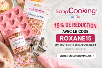 ScrapCooking : 15 % de réduction sur tout le site avec le code ROXANE15